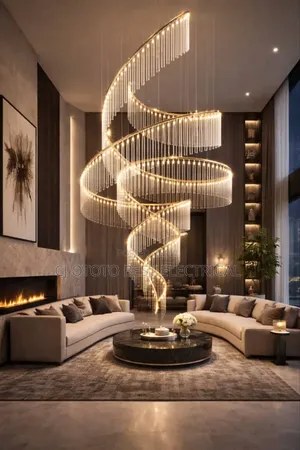 Luxury Crystal Staircase Chandelier Light for Your Space