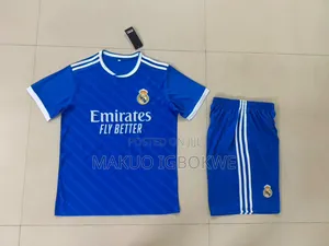 Real Madrid Top and Short Jerseys for Adults