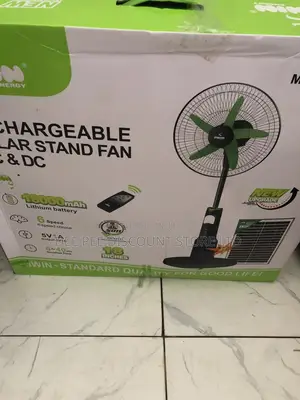 Iw-8918 18” Solar Rechargeable Stand Fan and Mosquito Killer, 18000mah