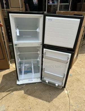 Original Midea Lowvoltage 205litters Refrigerator 2 Doors Black 5years