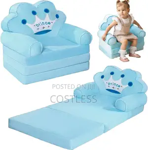 Kids Sofa Bed - Folding Couch for Bedroom Living Room