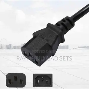 3-pin Power Cable For Laptop & Desktop Pc
