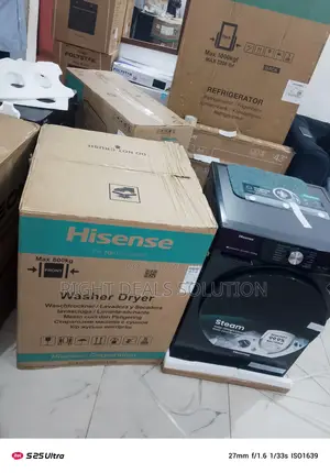 Hisense 10.5kg/7kg Front Load Washer-Dryer Combo | Inverter Steam W