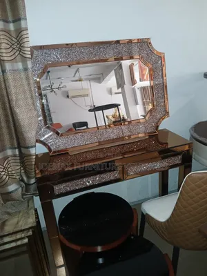 Console Mirror With Table.