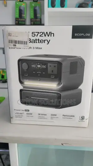 Ecoflow River 3 Max 1,200watt 572wh Genuine Solar Power Station