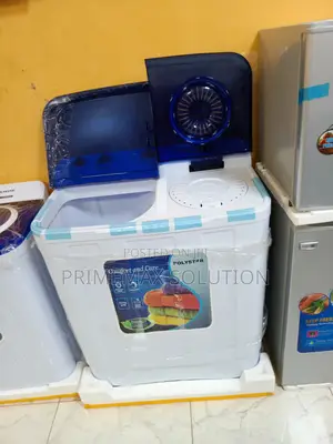 Stylish White Polystar 10kg Twin Tub Washing Machine