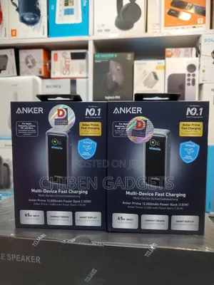 Anker Prime Power Bank, 2 Port 12000mah Portable Charger With 130w