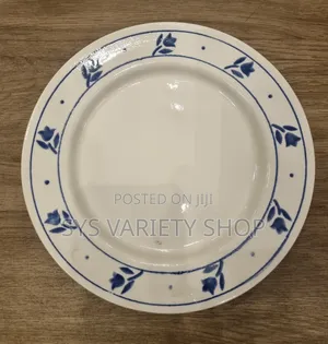 6 PCS Blue Flower Dinner Plate
