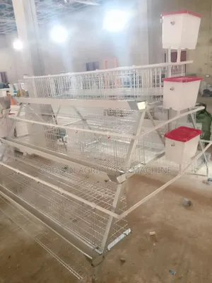 Hot Galvanise Battery Cage 120 Birds Capacity