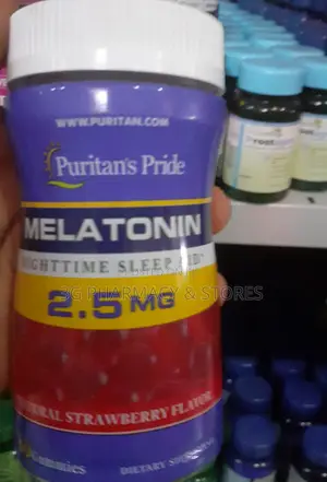 Puritan’S Pride Melatonin Gummy 2.5mg Strawberry Flavour