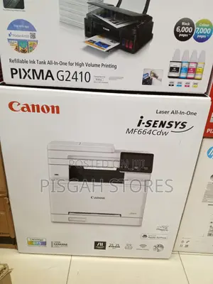Canon I-Sensys Mf664cdw All-in-One Laserjet Printer