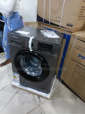 Polystar 7kg Capacity Front Load Washer (Black)