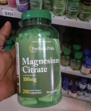 Puritan's Pride Magnesium 100mg - 200 Capsules