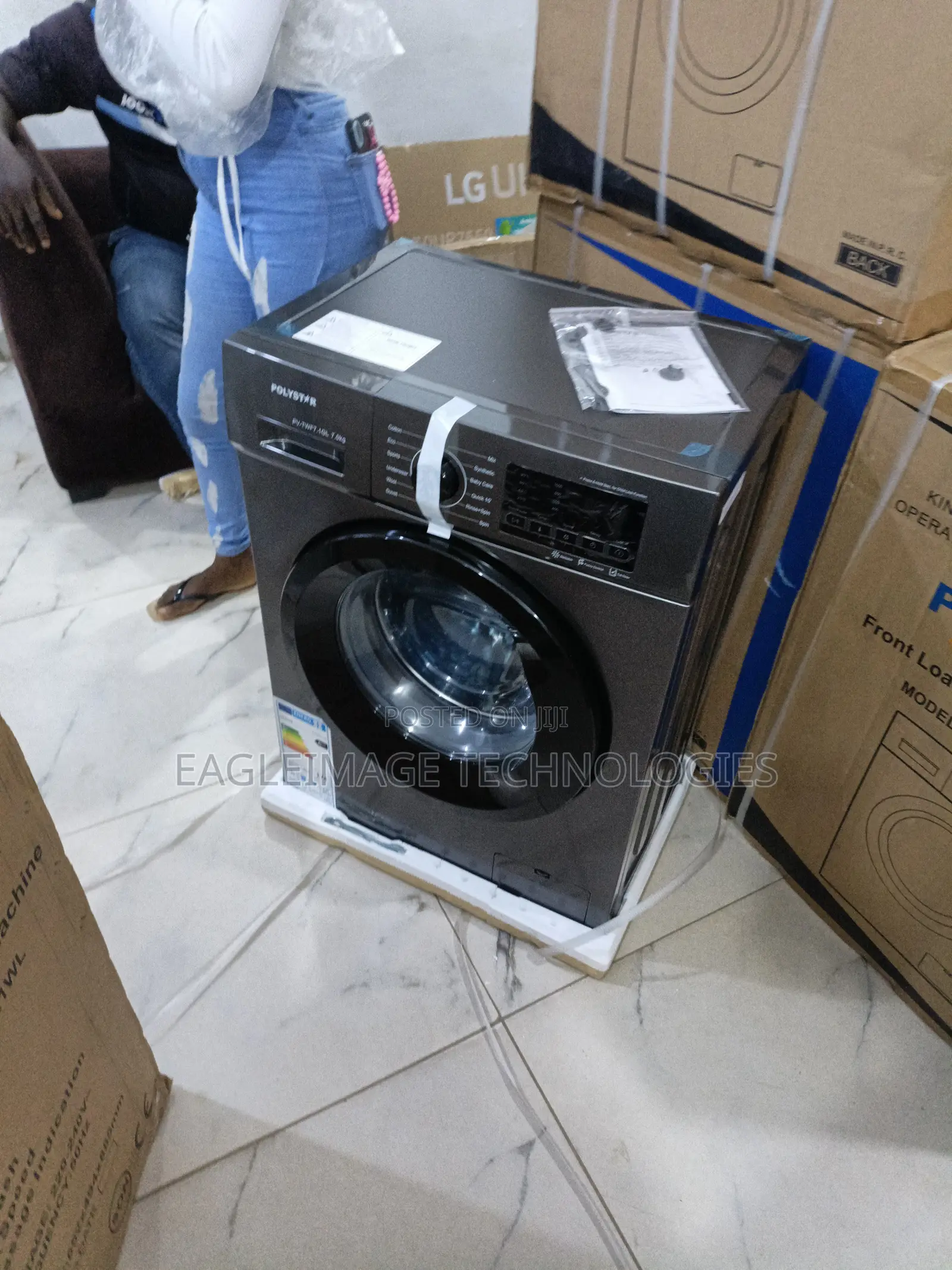 High-Efficiency Polystar 7kg Front Load Washing Machine