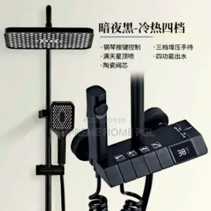 Black Surface Shower Mixer