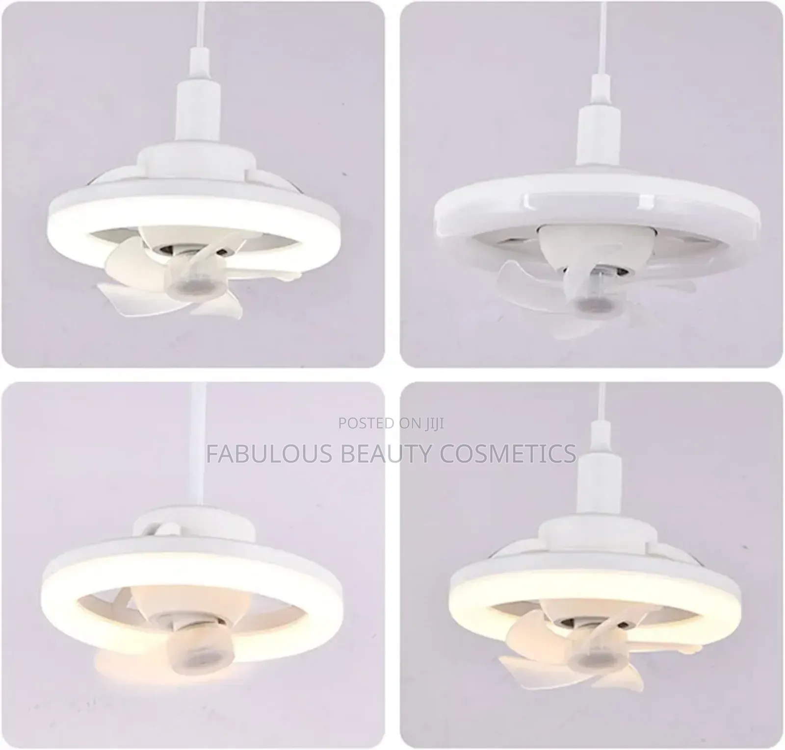 2-in-1 Led Light 34w Ceiling Fan, Dimmable, Timer.