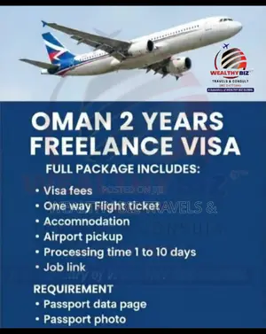 Oman Freelance and Employment Visa With Ticket