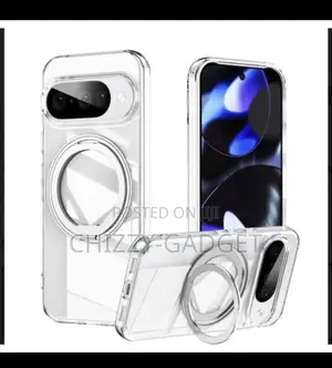 Google Pixel 9/9pro,8pro and 8 Transparent Back Case With Stand