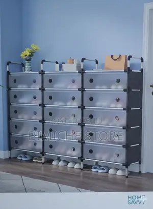 15 Spaces Dust Proof Shoes Organizer
