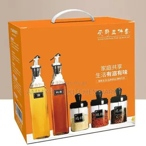 5in1 Oil Bottle And Spice Jar🏺 (Combo)