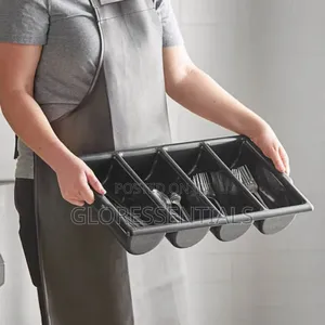 4 Compartment Quality Plastic Cutlery Tray