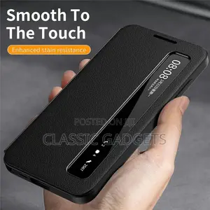 Samsung Smart Window View Leather Flip Case for Galaxy S26 Ultra