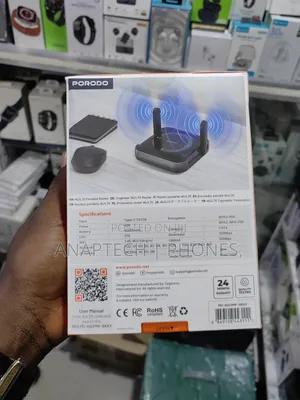 Porodo 4g/Lte Home Outdoor Portable Router