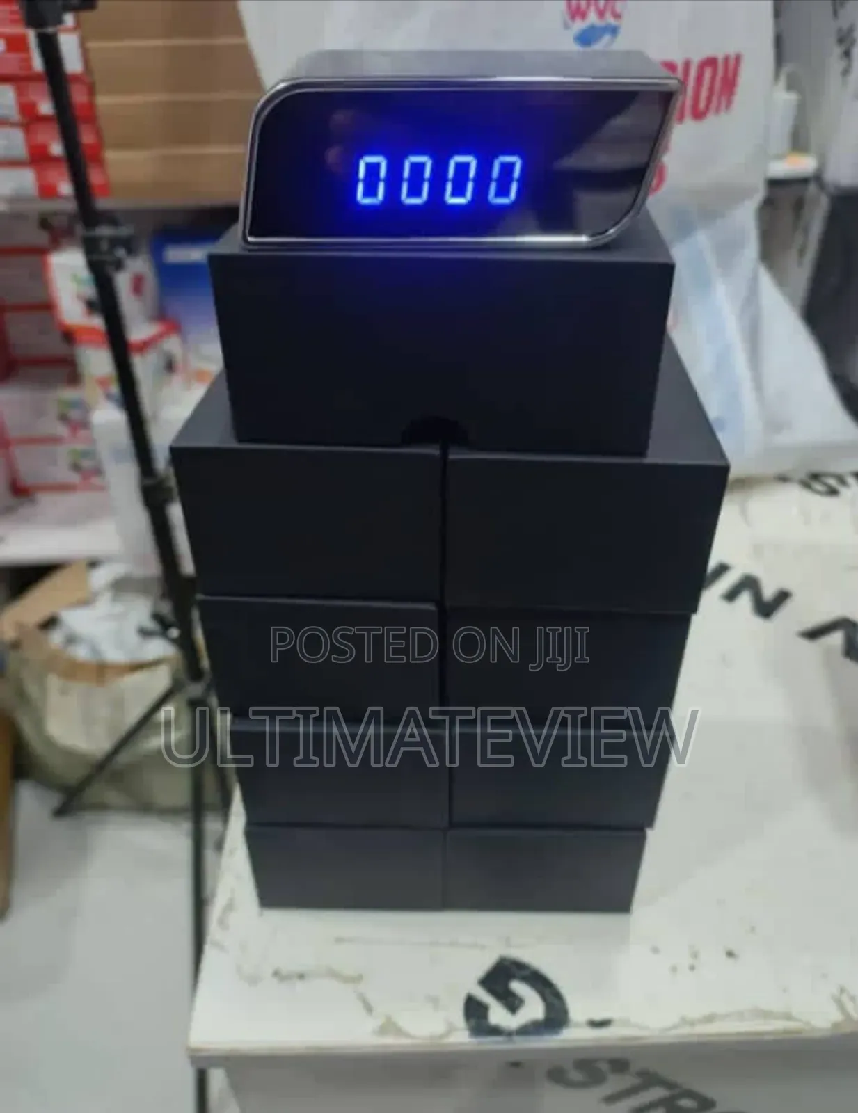 Mini Table Clock Camera Wifi