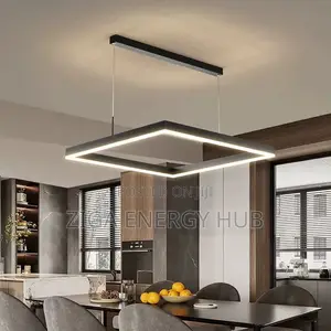 Led Squared Chandelier Light