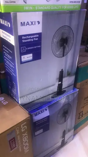 Maxi 18 Inches Rechargeable Fan.