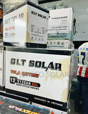 120ah Glt Solar Drycell Battery, 12v