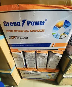 180ah Green Power Solar Battery, Slim, 12v