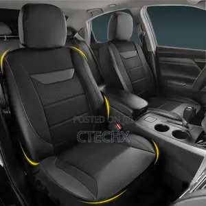 2 Pack Front Memory Foam Leather Car Seat Covers, Breathable 4d Mesh