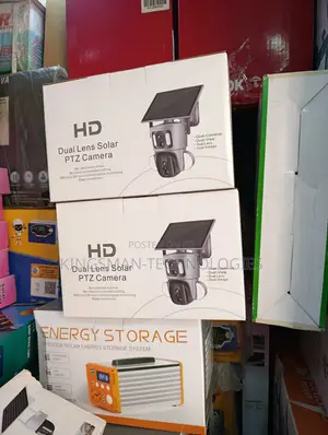 U Box Dual Lens Solar PTZ Camera
