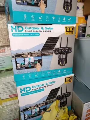 V380 Pro 3 Lens Solar Camera