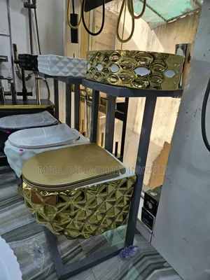 Gold Exotic Toilet