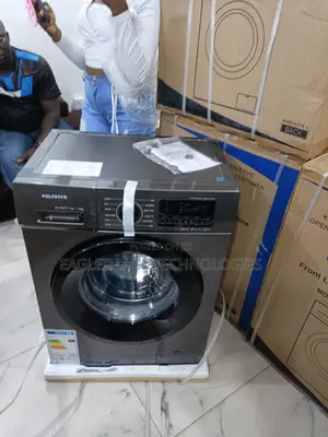 Black Polystar 7kg Family Size Washing Machine