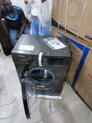 Polystar 7kg Black Washing Machine – Energy Saving
