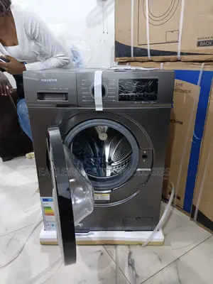 Polystar 7kg Black Front Load Laundry Appliance