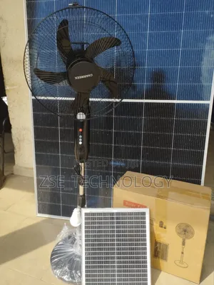 Solar Rechargeable Standing Fan