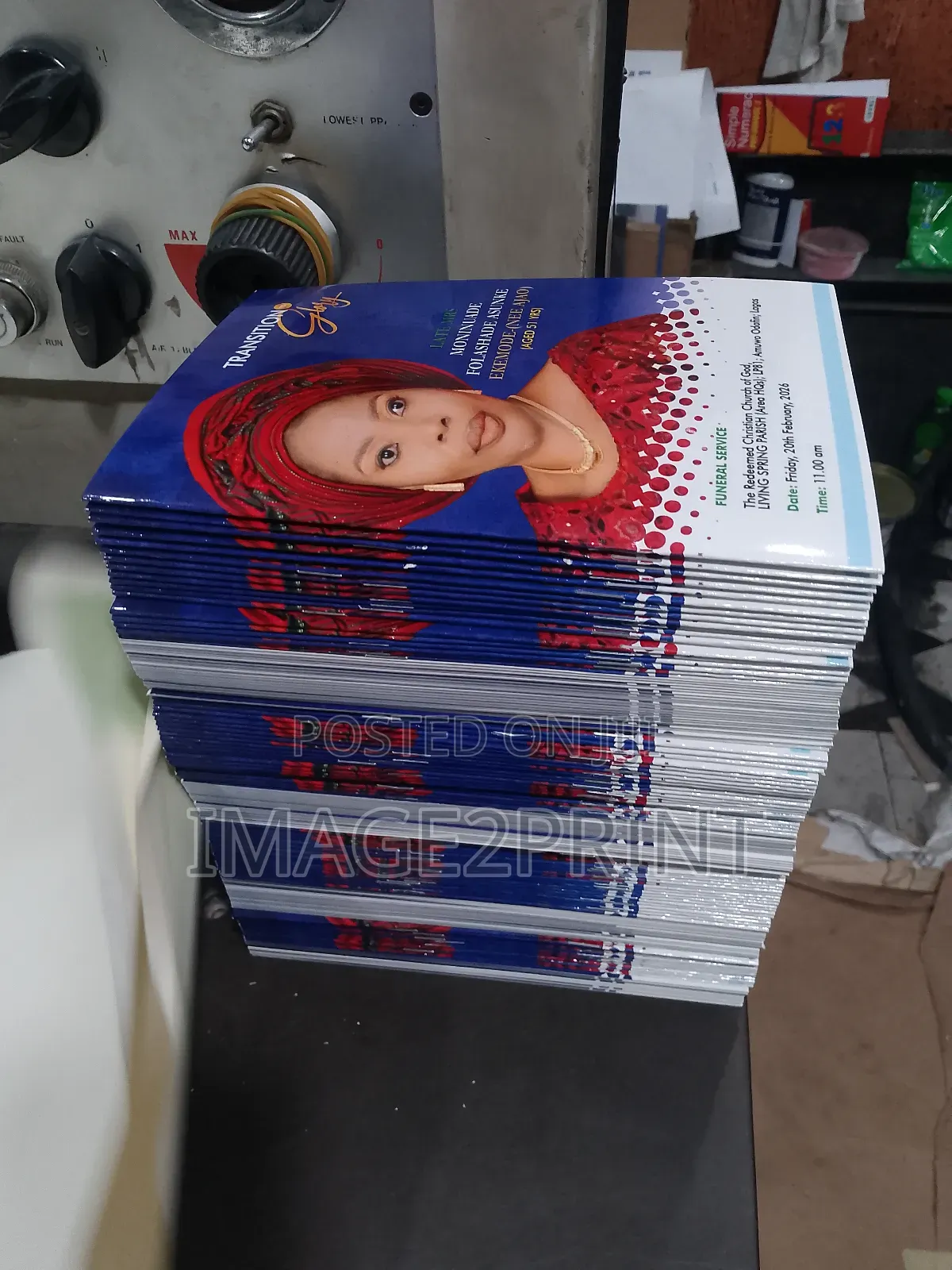 Funeral Program Printing
