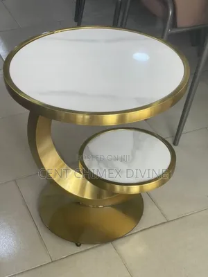 Gold Colored Special Side Stool