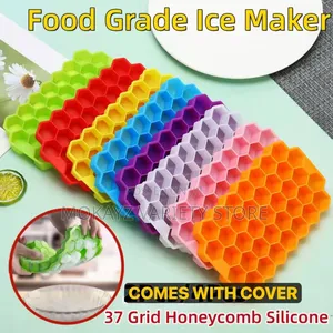 37-grid Silicone/Popsicle Mould Maker With Lid(B