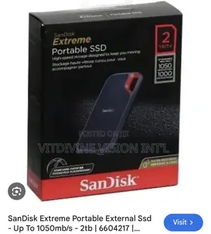 Sandisk 1tb Extreme Portable SSD 2000mbps