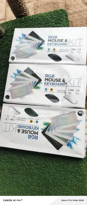 External Keyboard and Mouse With Keyboard Light