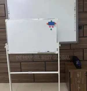 Magnetic Whiteboard 60x90cm (2x3ft) With Stand