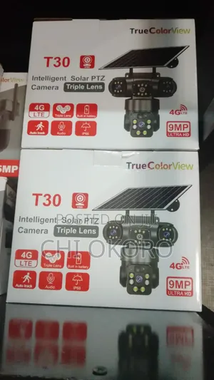 Triple Lens Solar PTZ Camera