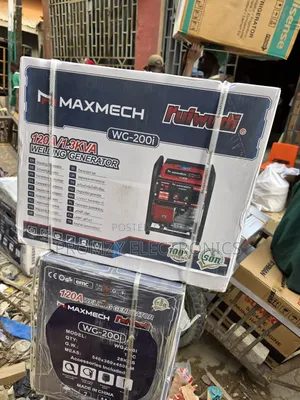 Maxmech Welding Machine Inverter Petrol Gen Wg-200i(120a)