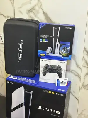 New Ps 5 Pro 2tb , Extra Pad , 12 Games , Bag , Cooling Stand