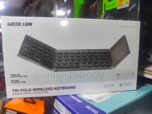 Green Lion Tri Fold Wireless Keyboard Gntrikybdgy